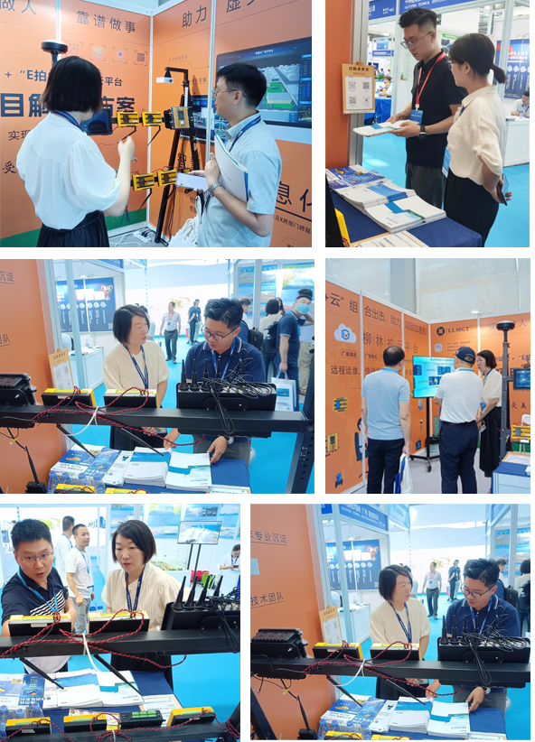 柳林站臺，工作人員為客戶詳細講解